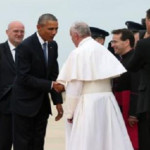 Presiden Obama Sambut Paus Fransiskus di Washington DC