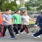 Ratusan PNS Lingkungan Pemerintah Provinsi Lampung Ikuti Jalan Sehat