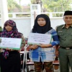 Pelaku Usaha Kecil, Pelajar dan Guru Honorer di Lampung Dapat Bantuan dari Baznas