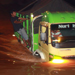 Direktur PDAM Pringsewu Tinjau Lokasi Banjir