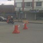 Jalur Jalan dr Rivai Ditutup, Pengendara Makin Susah ke RSUDAM Lampung