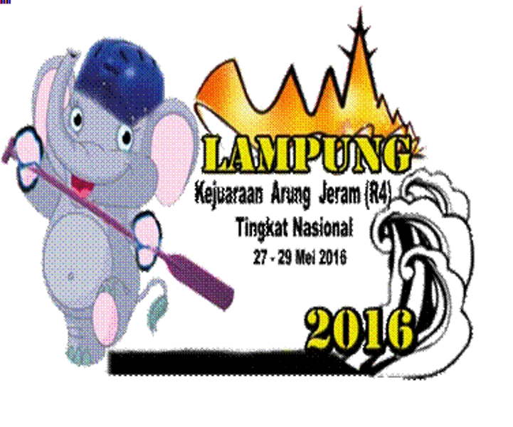 Kejuaraan Tingkat Nasional Arung Jeram 2016. Foto : fajilampung.wordpress.com