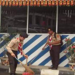 Kwarda Gerakan Pramuka Lampung Buka Posko Karya Bakti Lebaran