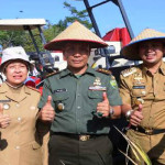 Gubernur Lampung panen perdana padi hibrida di Kabupaten Tulang Bawang