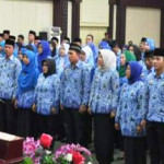 150 PNS di lingkungan Pemerintah Provinsi Lampung lakukan sumpah jabatan