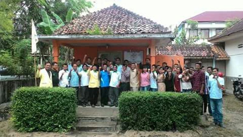 Pemuda Katolik (PK) Komcab Pringsewu saat melaksanakan Masa Penerimaan Anggota (Mapenta) di Sekretariat Pemuda Katolik Pringsewu, Minggu 4 Desember 2016.
