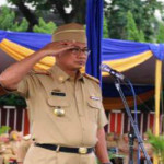 Sekretaris Daerah Provinsi Lampung Sutono Pimpin Upacara Peringatan Hari Bhakti Pekerjaan Umum ke-71