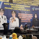 Menteri Kesehatan Nila Djuwita Anfasa Moeloek Apresiasi Pemprov Lampung karena berhasil turunkan angka kasus gizi buruk