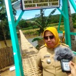 Hari ini Kamabida Kwarda Gerakan Pramuka Lampung Resmikan Jembatan Gantung di Pringsewu