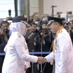 Gubernur Ridho Lantik Winarti dan Hendri Wansyah sebagai Bupati dan Wakil Bupati Tulang Bawang