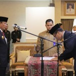 Pjs. Gubernur Didik Lantik 4 Pejabat Fungsional RSUD Abdul Moeloek