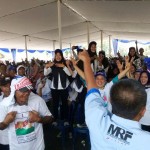 Ridho-Bachtiar Sasar Pemilih Milenial di Lampung Utara