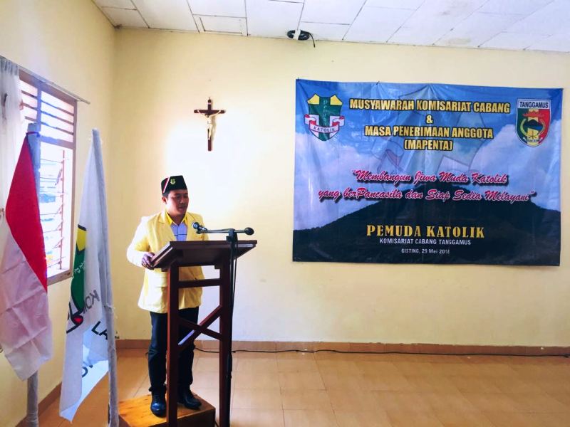 – Ketua Pemuda Katolik Komisariat Daerah (Komda) Lampung Marcus Budi Santoso.