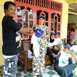 Relawan Garuda Tulangbawang Barat Semangat Sosialisasikan Ridho Ficardo-Bachtiar Basri