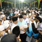 Dekat Dengan Majelis Taklim, Ridho Didukung Ulama dan Puluhan Ribu Warga Kotabumi