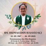 Berpulangnya Romo Thomas Eddy Susanto, SCJ: Sosok Imam yang Rendah Hati dan Menginspirasi